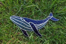 Load image into Gallery viewer, Blue Stained Glass Whale
